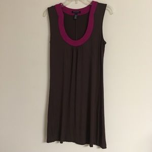 Banana Republic Brown and Purple Dress